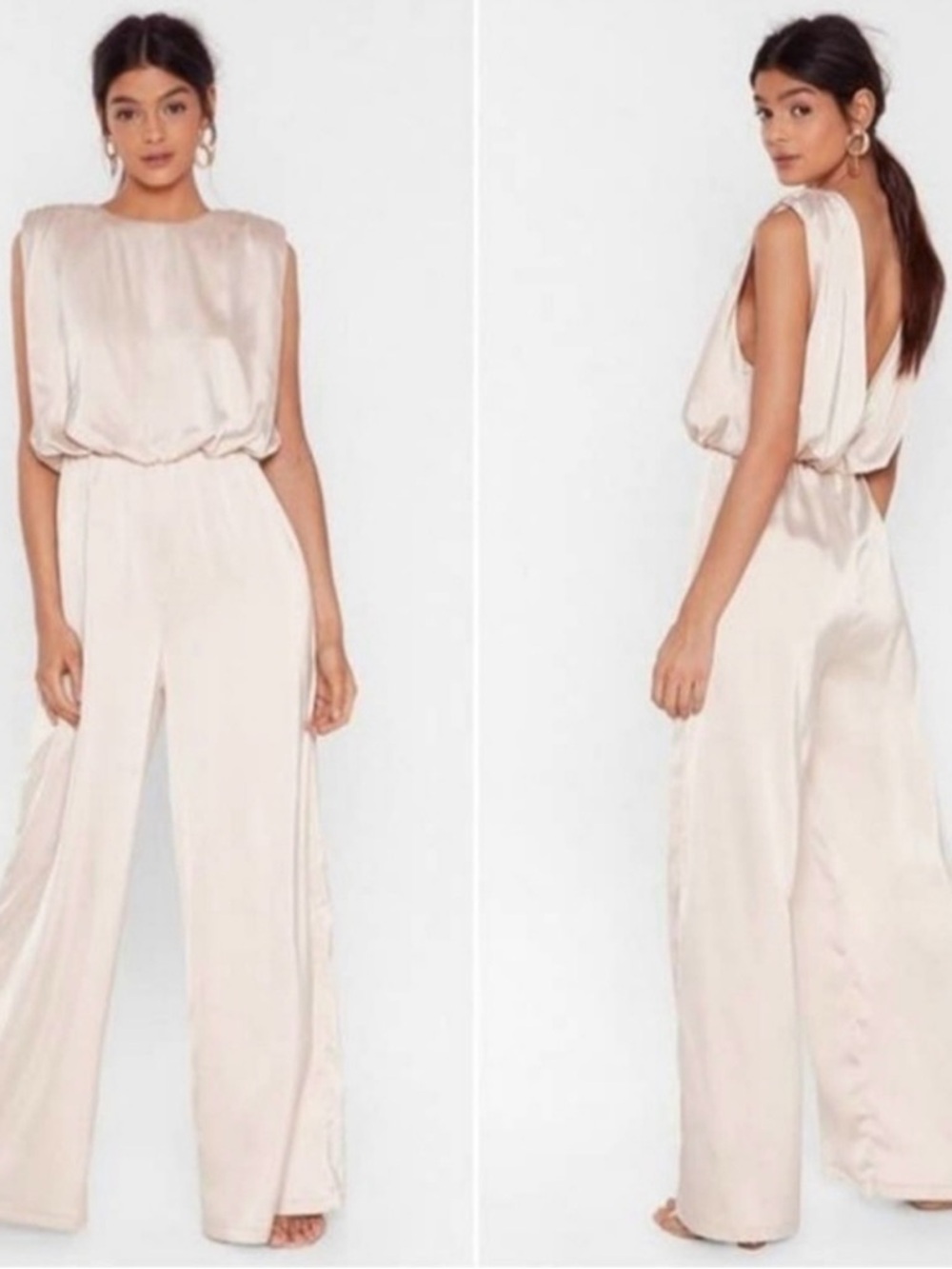 Final Credits Satin Jumpsuit